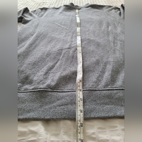 Men's Quiksilver Cotton Knit Mock Neck Sweater. Heather Gray. - Picture 3 of 5